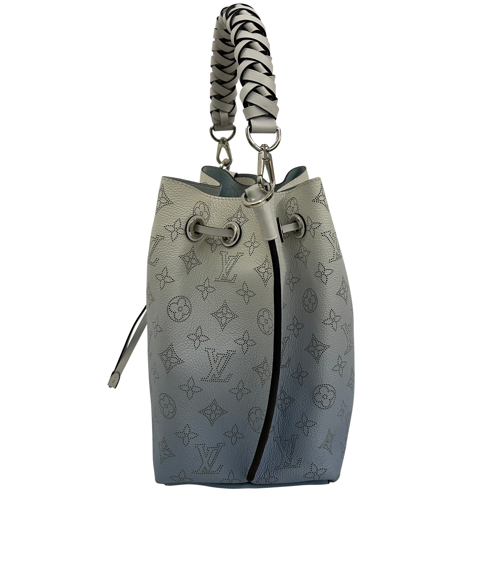 Muria, 2.990&euro;, Bolso, Azul/Blanco, Animal - Piel, Vista inferior